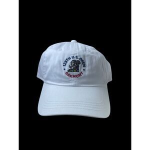 125th U.S. Open Oakmont Golf Hat – White Adjustable Cap
